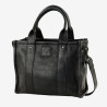 Sac cabas cuir Pepe M noir - Bear Design